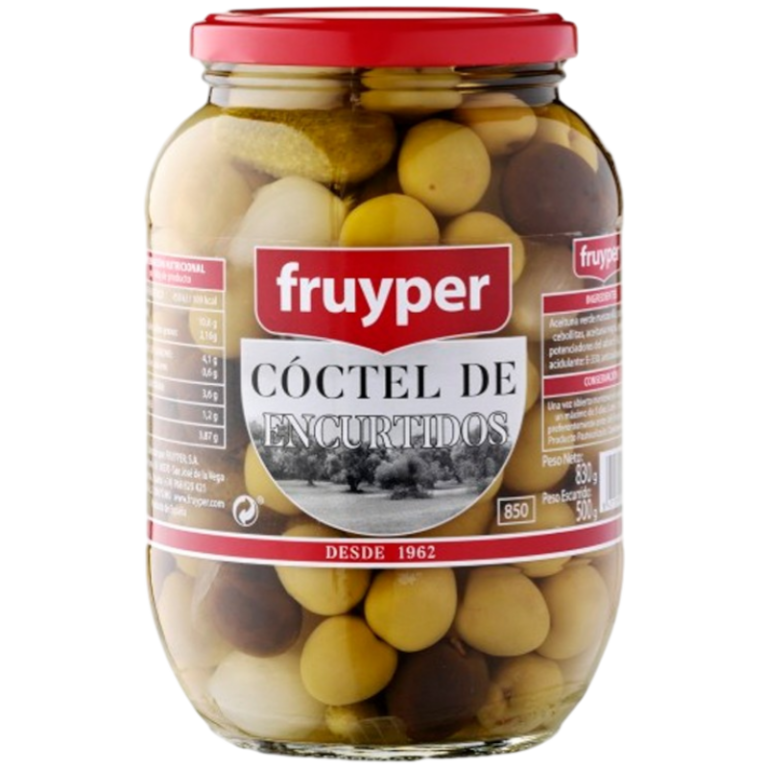 COCTEL DE ENCURTIDOS FRASCO 500G