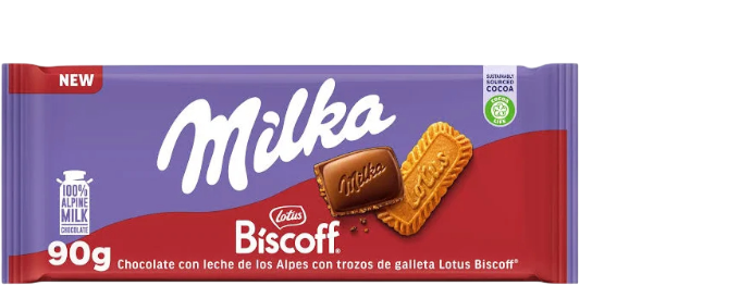 CHOC LECHE BISCOFF 90G